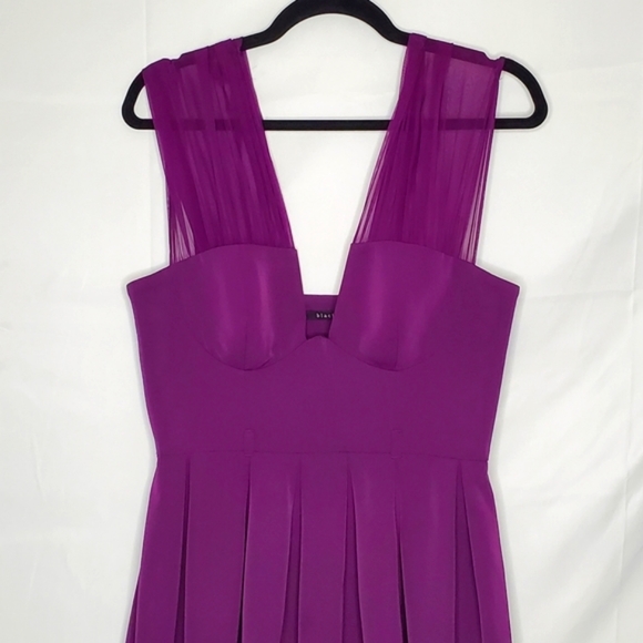 HOMECOMING ⭐️Black Halo Mini Dress Purple - Picture 2 of 12